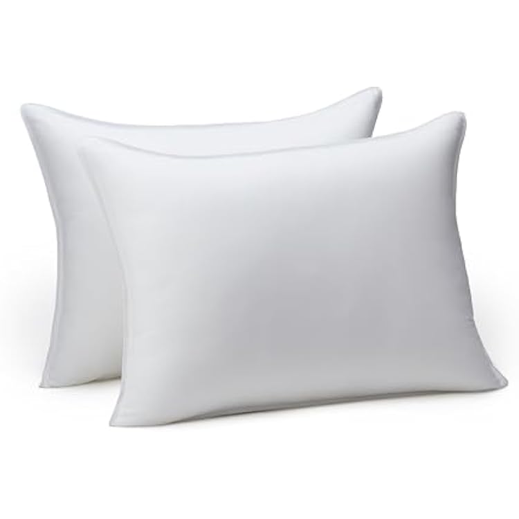 Amazon Basics hollow fibre sleeping pillow set of two