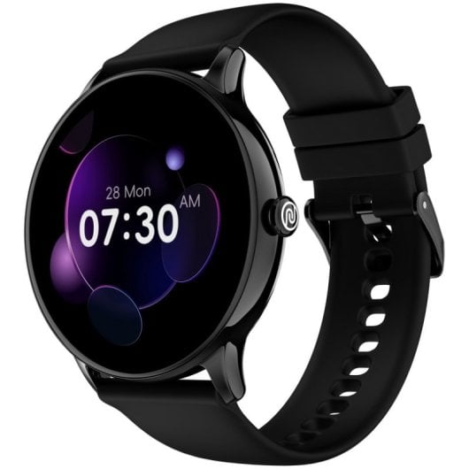 Noise Twist Go round dial smartwatch in Jet Black