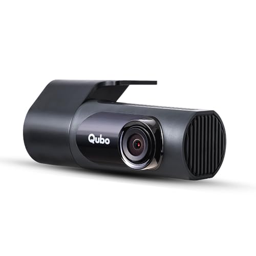 Qubo Dashcam Pro X compact dashboard camera in space grey
