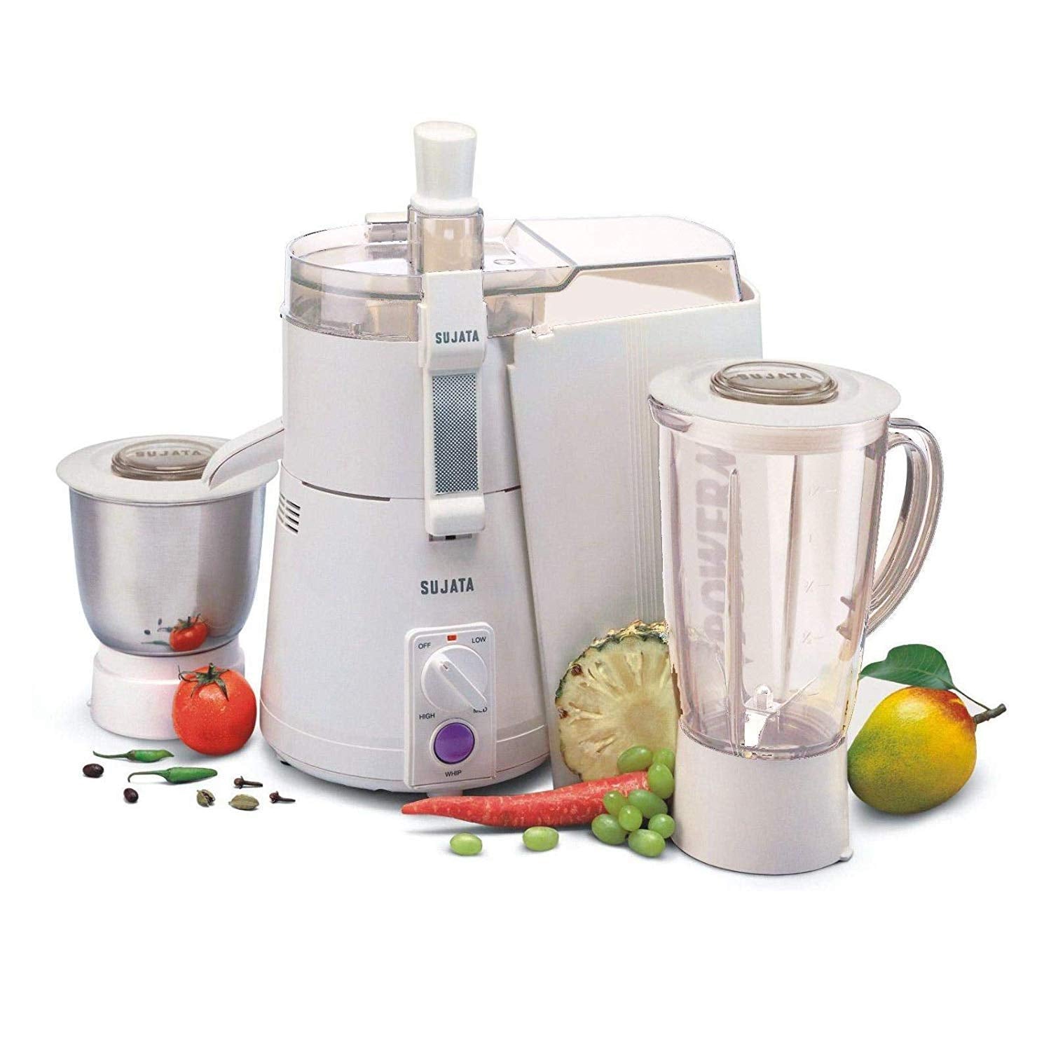 Sujata Powermatic Plus juicer mixer grinder with jars